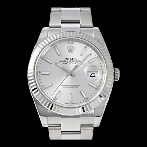 rolex silber herren